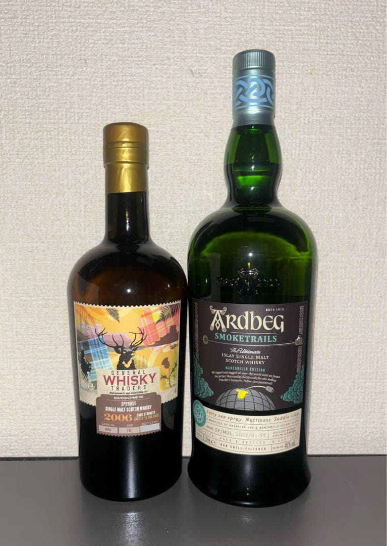 アードベッグ スモークトレイルズ　ジェネラルウイスキートレーダーズ マノックモア