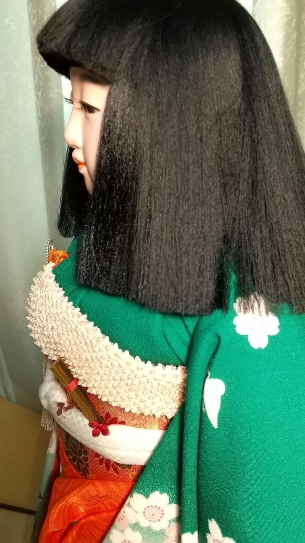 吉徳大光 答礼人形写し みやこ　専用ガラスケース台座付き