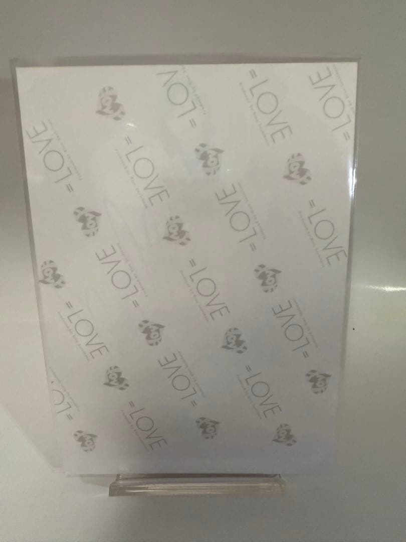 =LOVE 佐々木舞香 直筆サイン 生写真 チュウ