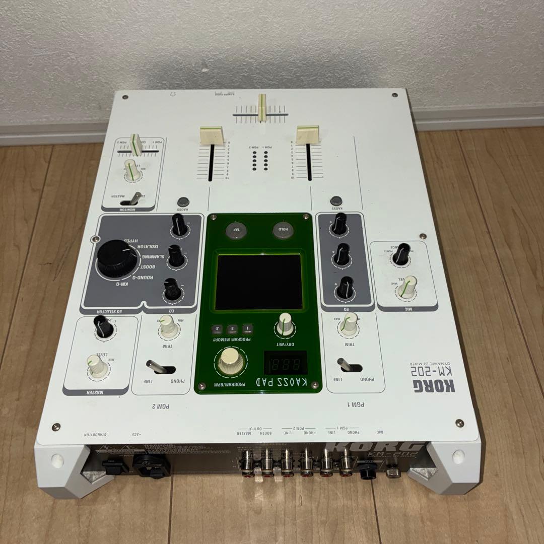 希少動作品！　KORG KM２０２　DJミキサー　KAOSS PAD