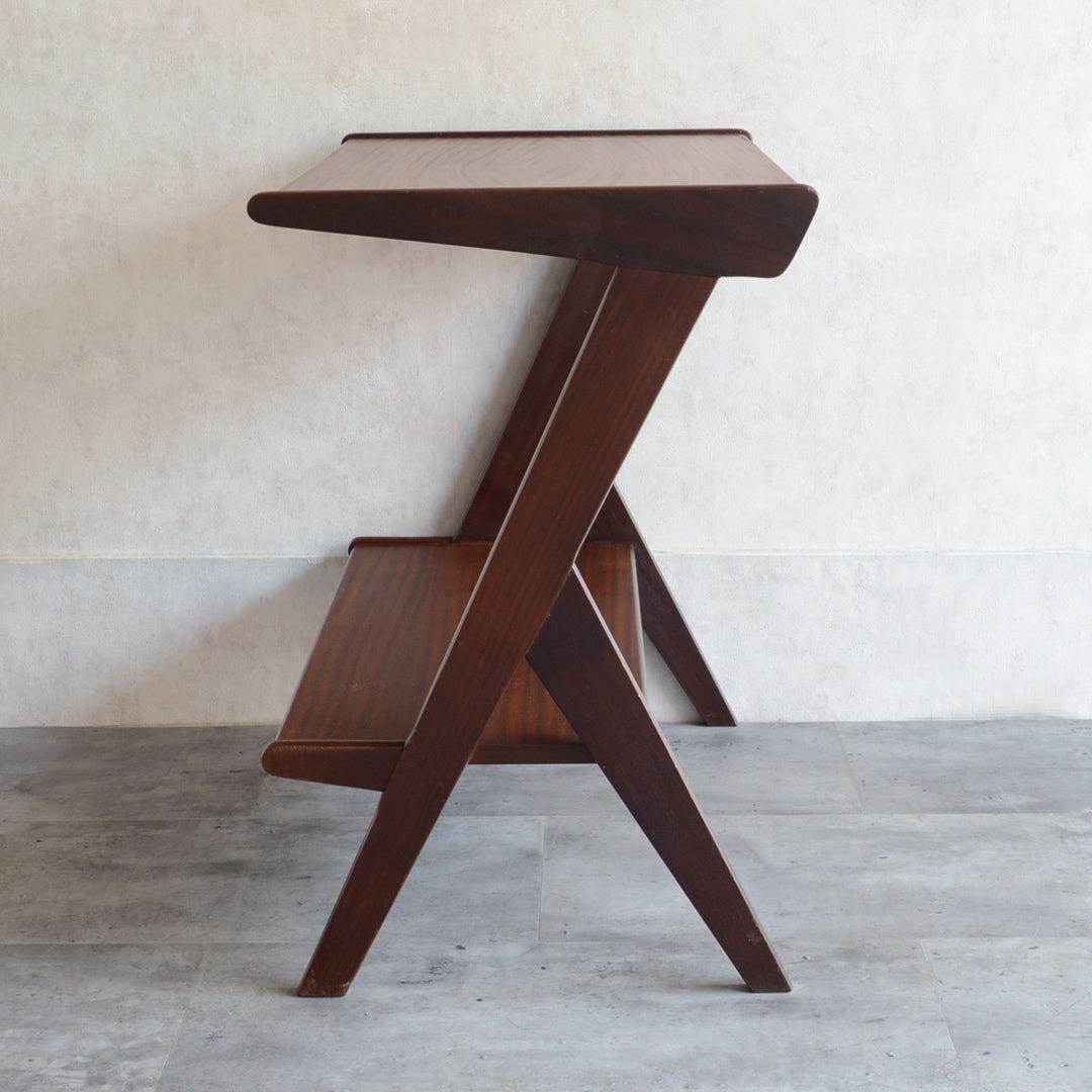 オランダ ヴィンテージ WéBé チークサイドテーブル ミッドセンチュリー