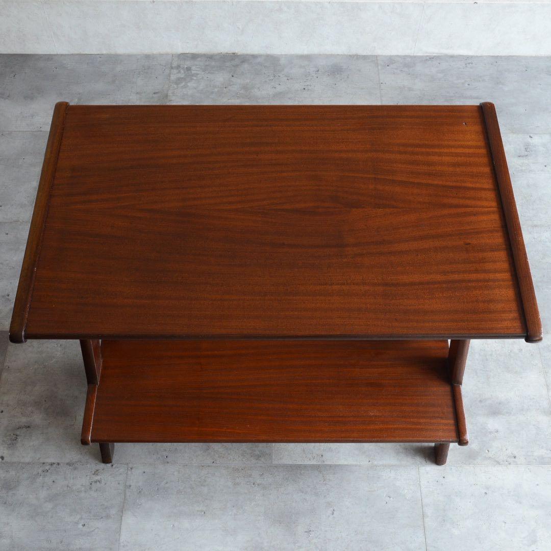 オランダ ヴィンテージ WéBé チークサイドテーブル ミッドセンチュリー