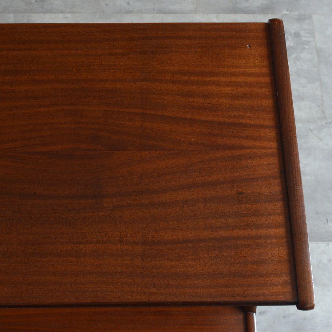 オランダ ヴィンテージ WéBé チークサイドテーブル ミッドセンチュリー