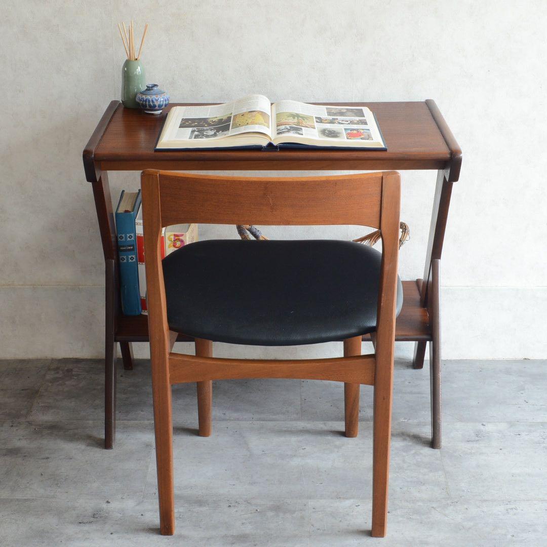 オランダ ヴィンテージ WéBé チークサイドテーブル ミッドセンチュリー