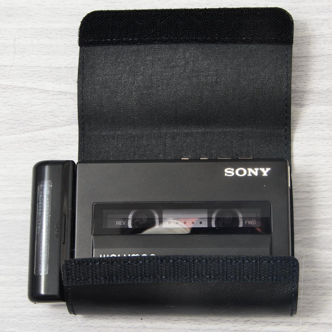 SONY WALKMAN WM-150 カセットウォークマン ブラック ケース付
