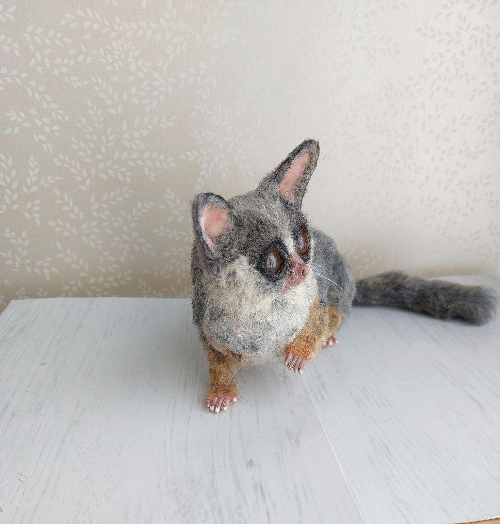 羊毛フェルト　ショウガラゴ