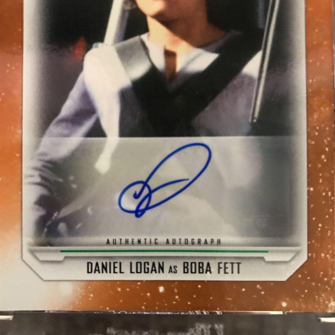 スターウォーズ　トレカ　サイン