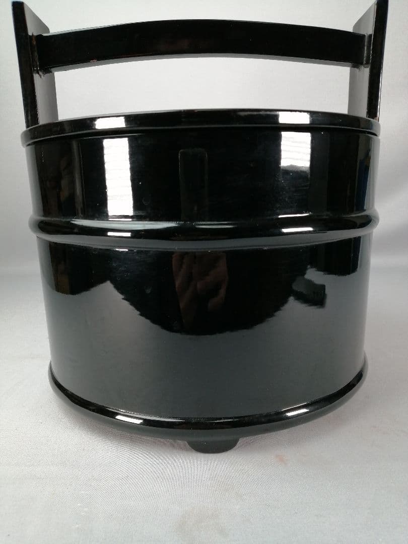 【茶道具】真塗手桶水指　水指397