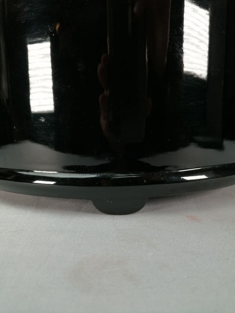 【茶道具】真塗手桶水指　水指397