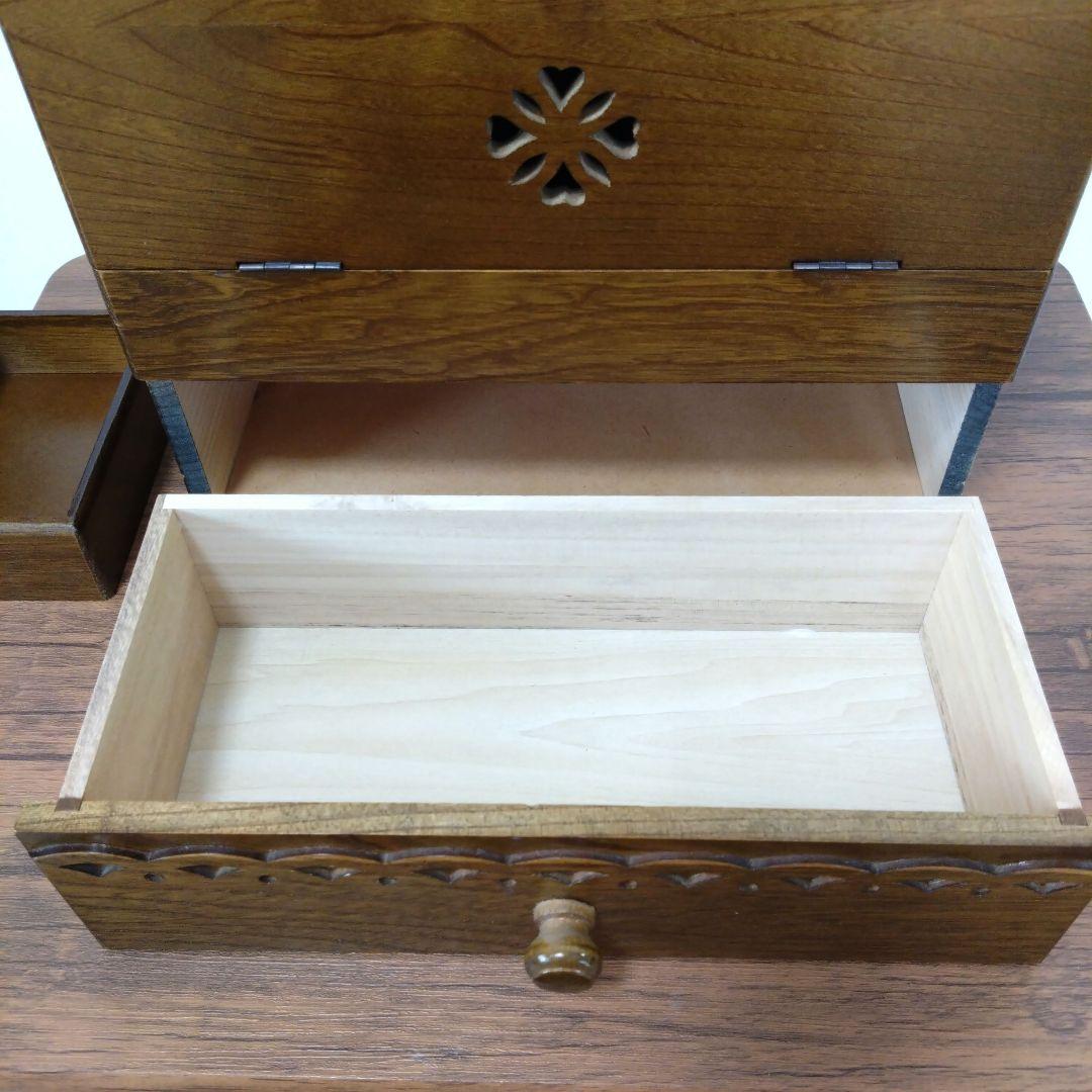 《リクエスト依頼品》　　木製メイクボックス　日本製