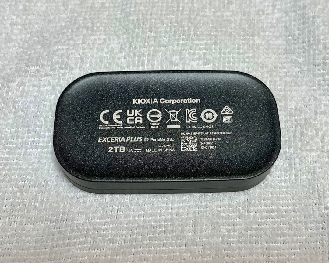 KIOXIA EXCERIA PLUS G2 2TB 外付けSSD