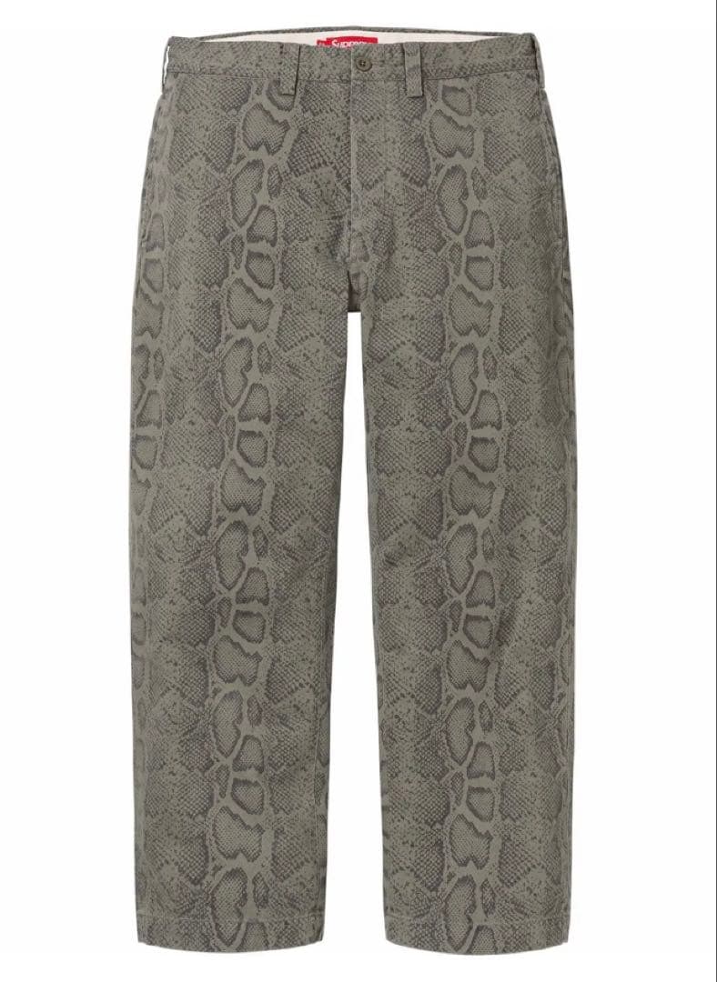 【最終値下げ】Supreme Snake Print Chino Pant