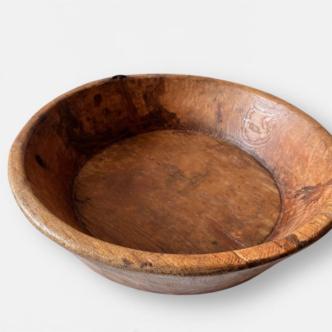 【民藝・プリミティブ】古木 くり抜き 木鉢 木桶 原木　花器含む 6点セット