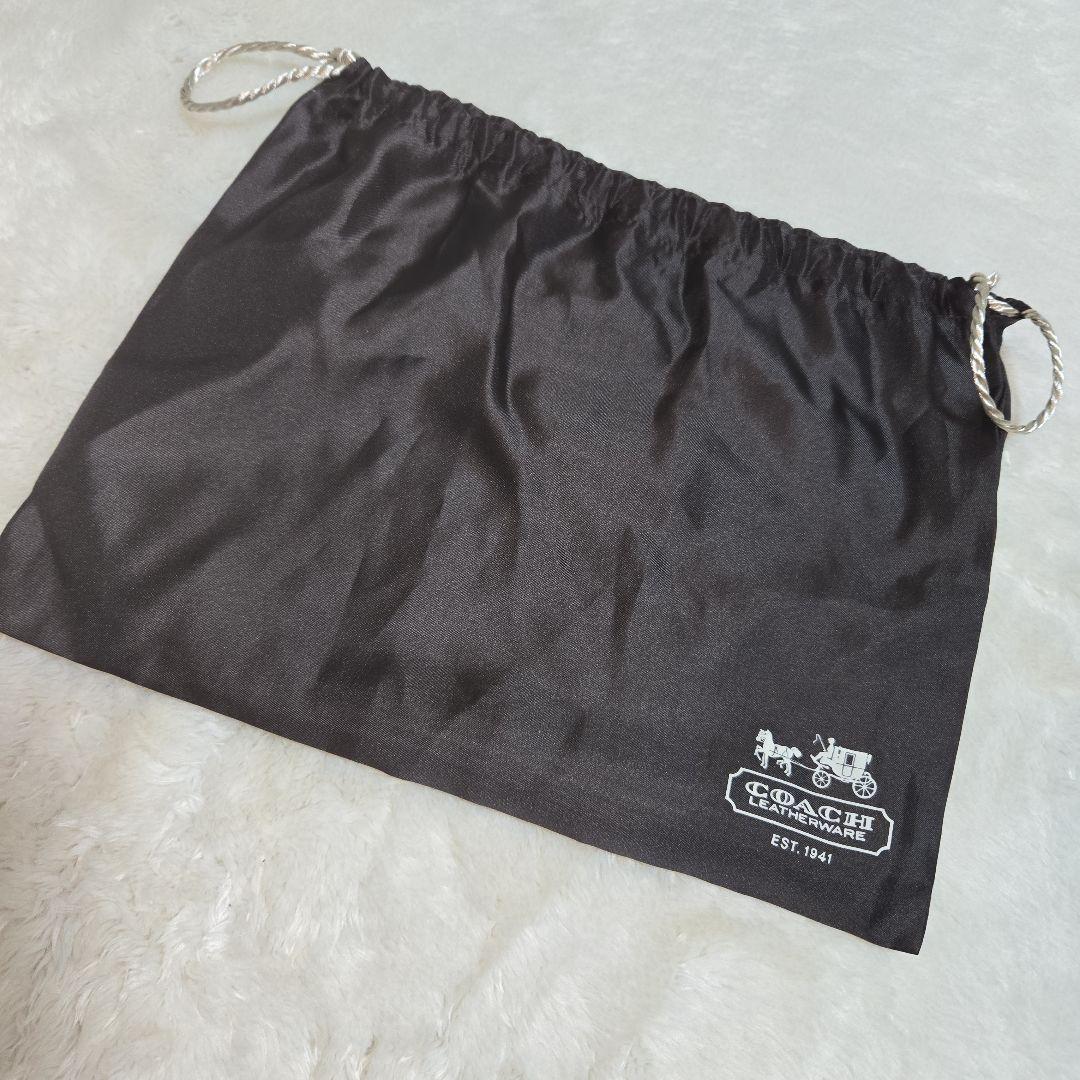 COACH コーチ スパンコール パーティーバッグ アクセサリーポーチ ピンク