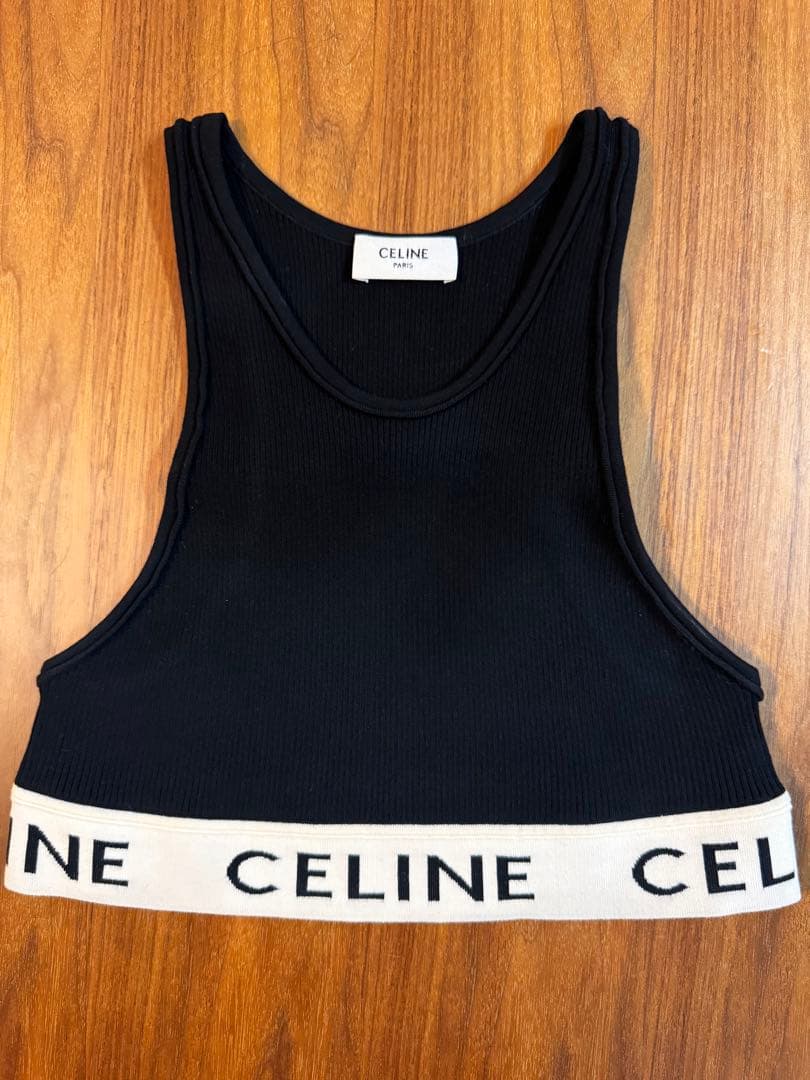 CELINE タンクトップ XS アスリートブラ　セリーヌ