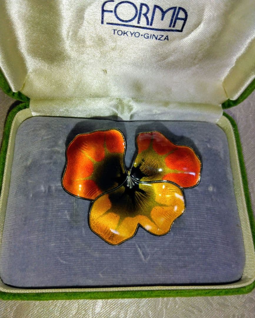 DAVID ANDERSEN 花モチーフブローチ SV9