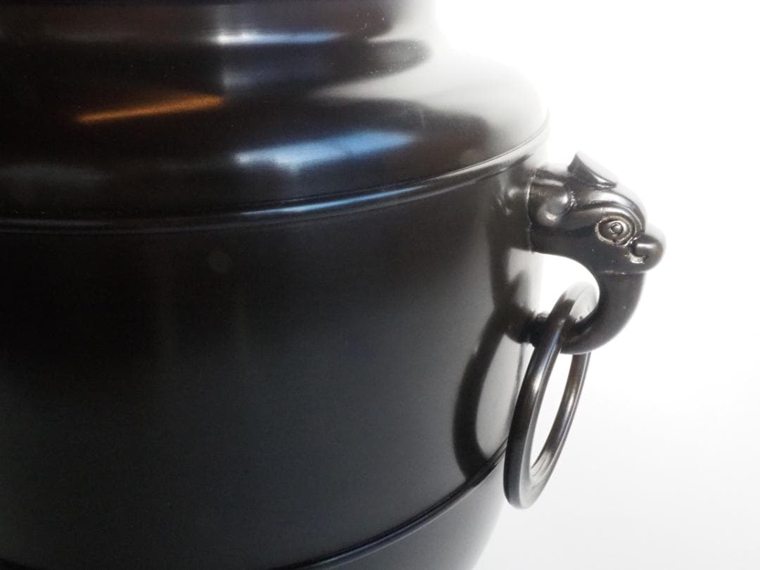 4代一ノ瀬宗辰造『少庵御好唐銅皆具』（共箱）