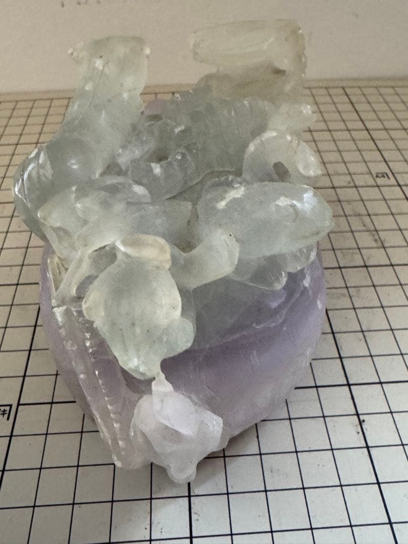 フローライトのロングイ(龍亀)の置物