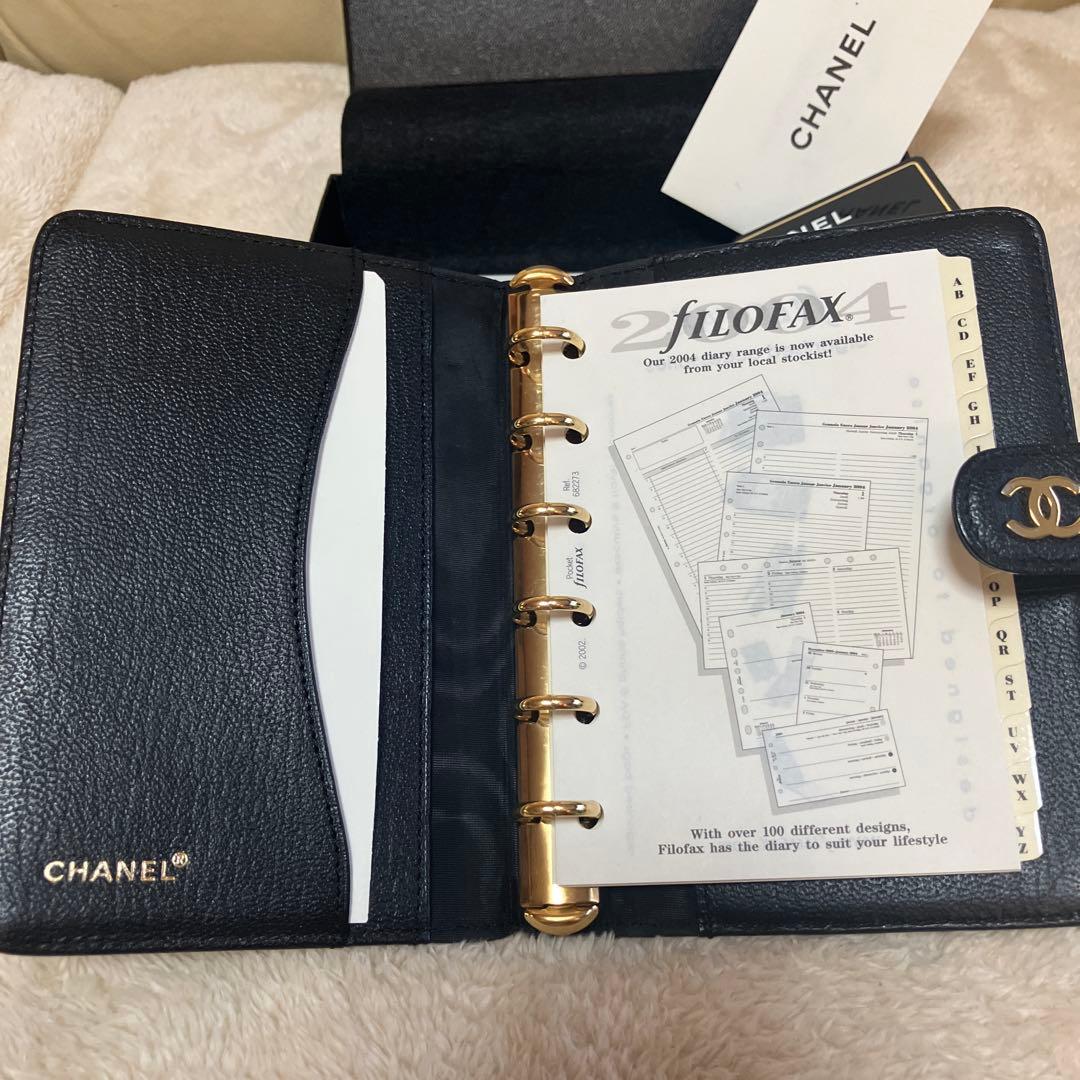 i*7様 セール！CHANEL 手帳カバー CC ココマーク ココボタン レザー