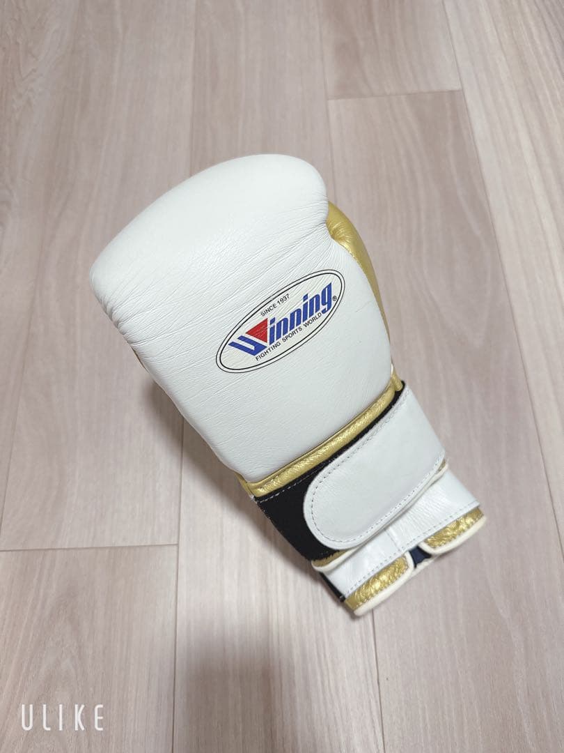 Winning ボクシンググローブ ホワイト/ゴールド