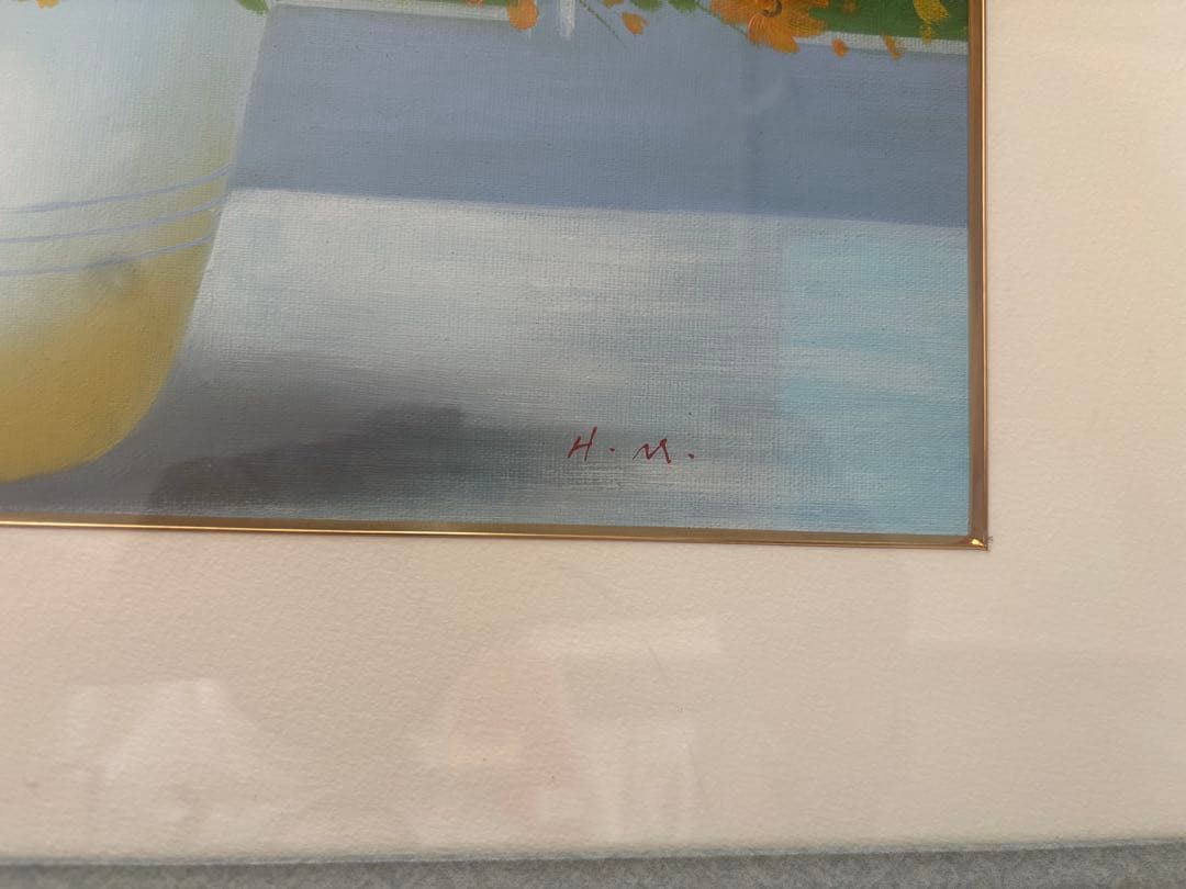 【金運UP・即購入可】ヒラリーメイヤー 額装アート 67×57cm