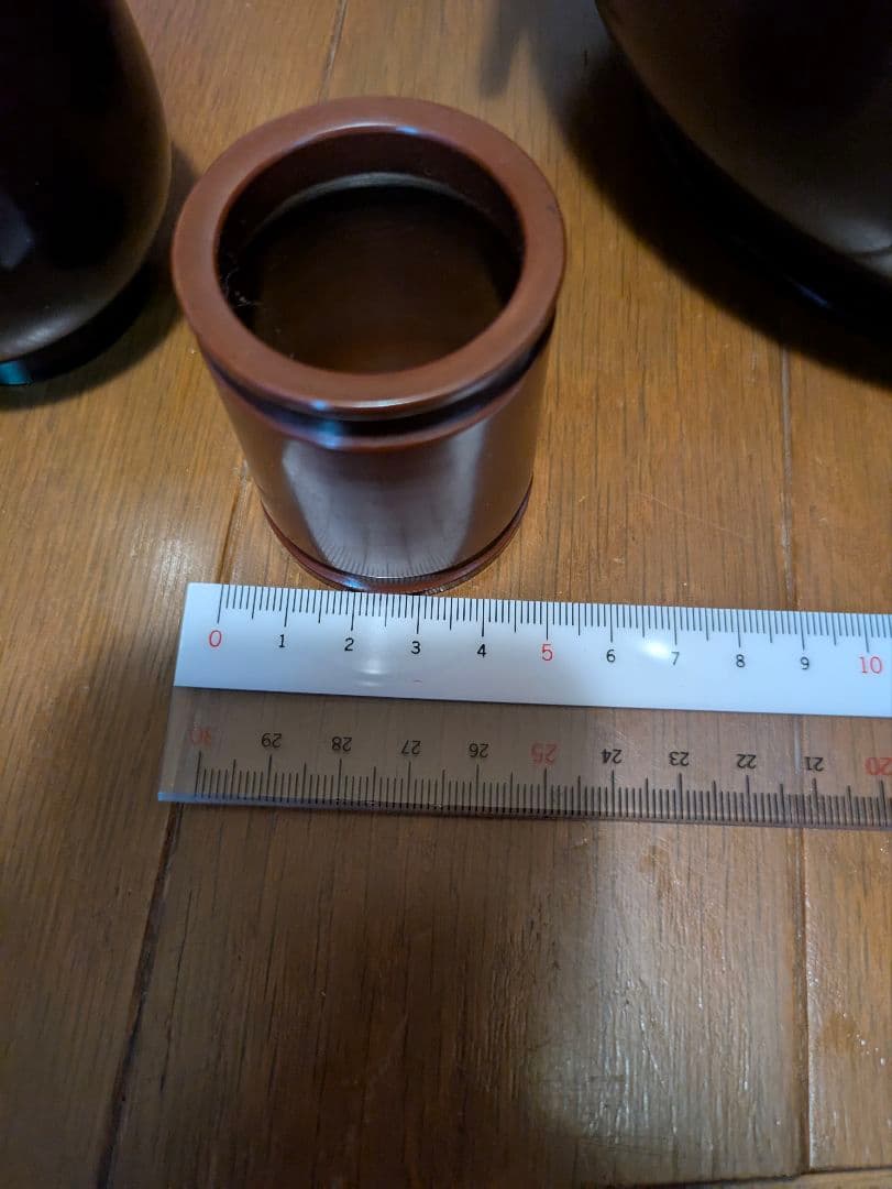 銅製茶釜セット 木製収納箱付き