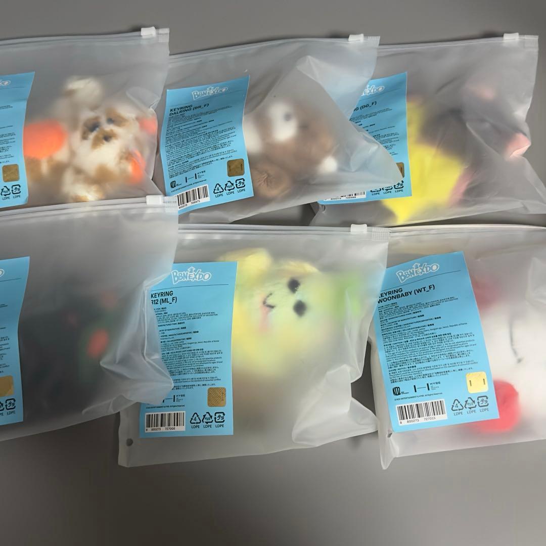 BOYNEXTDOOR HOW?バージョン ぬいぐるみ・マスコット 6個セット