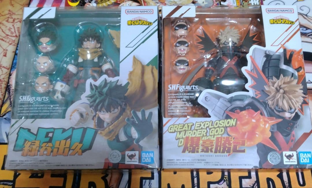 デク　爆豪　フィギュアーツセット