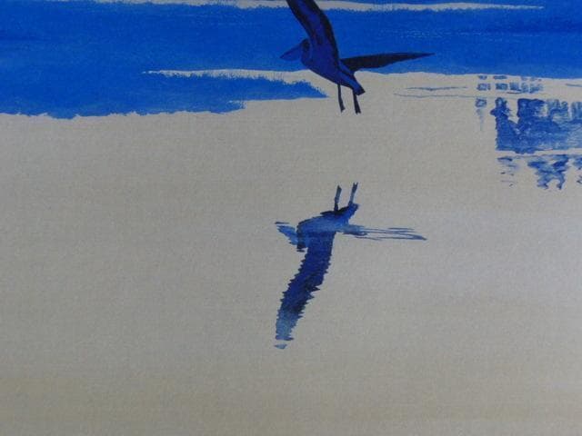 千住博、【ジエンドオブザドリーム＃1】、希少な額装用画集より、新品額装付