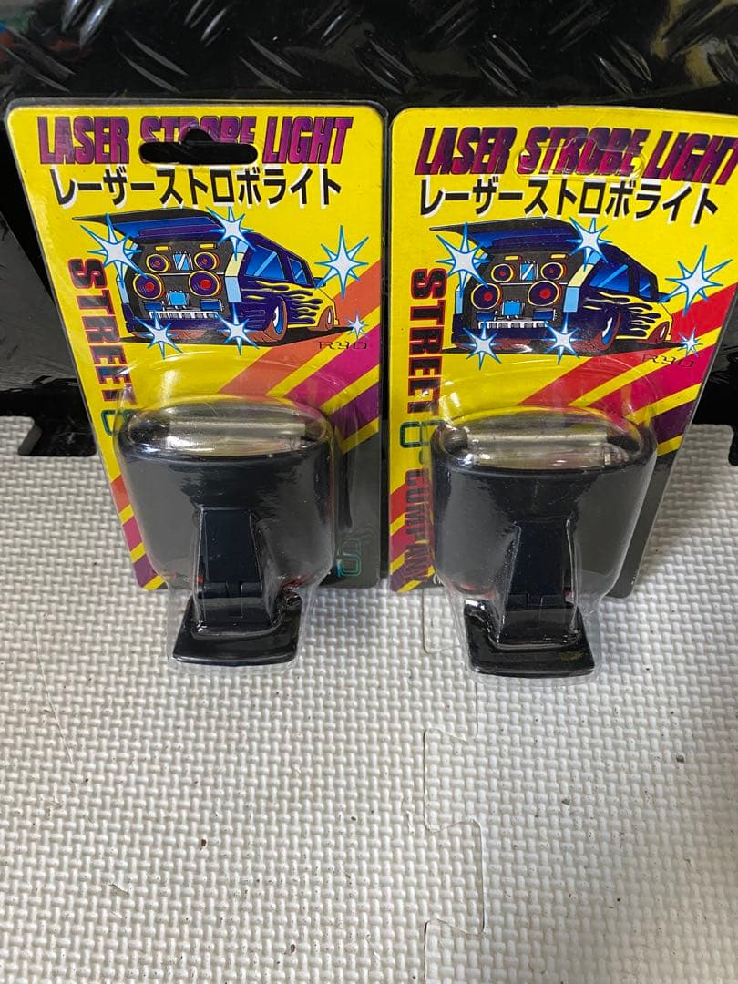 当時物レーザーストロボクリアー2個　検索AF18ディオ/旧dio/クレタク