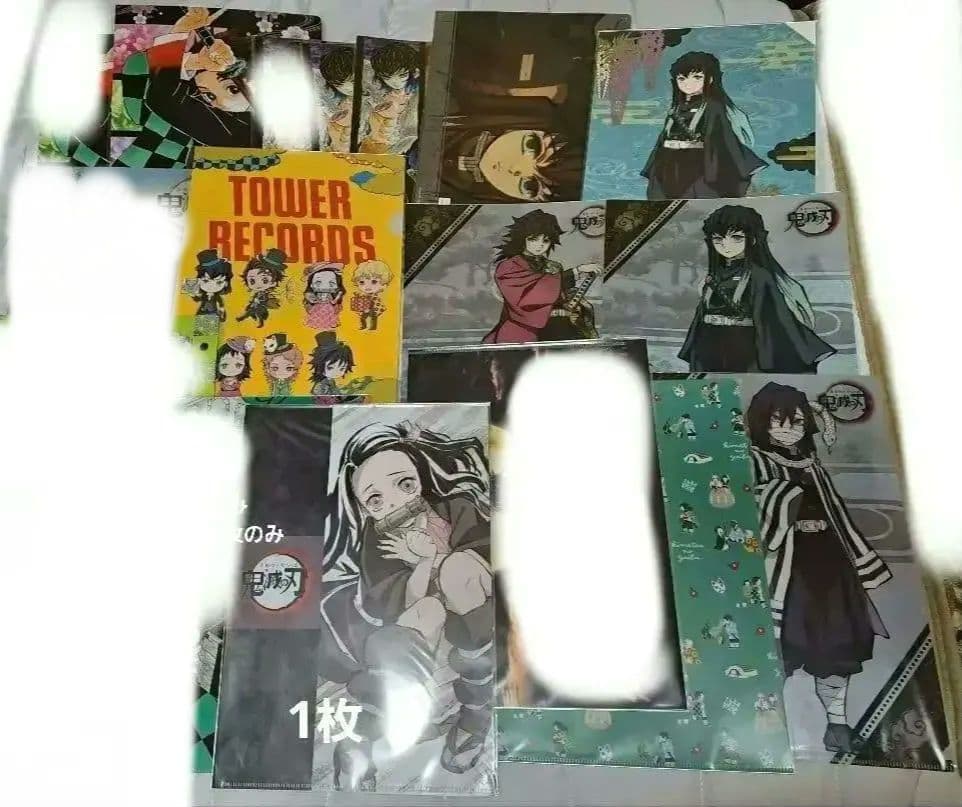 鬼滅の刃 クリアファイル ファイル アイキャッチ 原画 タワレコ レイヤード