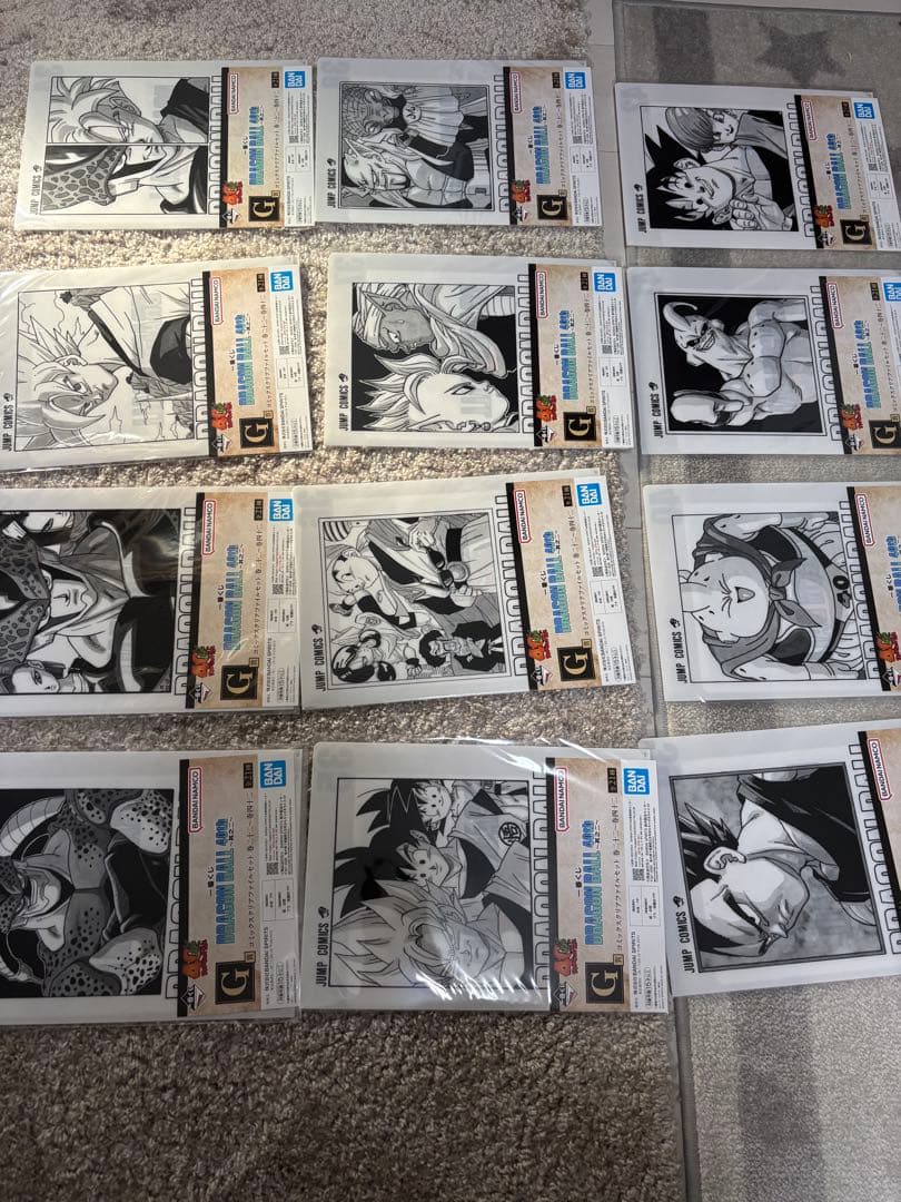 一番くじ　ドラゴンボール G賞 コミックスクリアファイルセット巻二十二～巻四十二