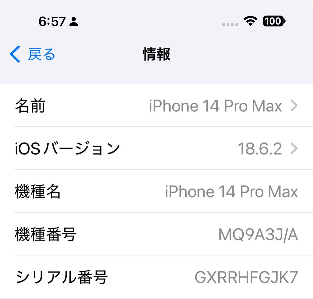 iPhone 14 Pro Max 256GBスペースブラック SIMフリー