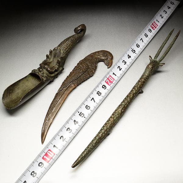 茶合 鉄瓶蓋挟み カッター モチーフ オブジェ