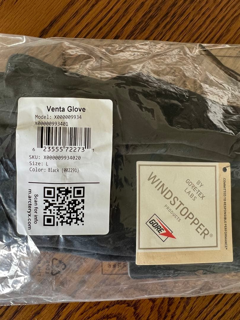 ARC'TERYX アークテリクス VENTA GLOVE ベンタグローブL