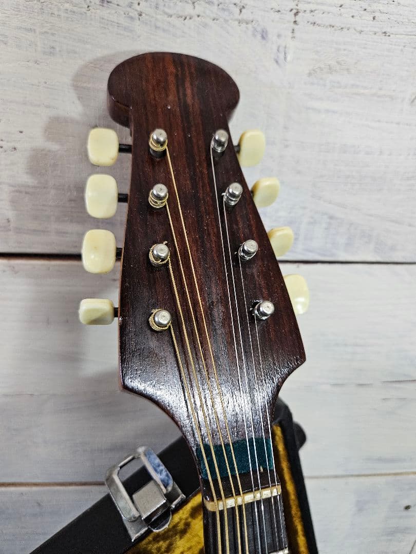 ラファエレ カラーチェ マンドリン 白蝶貝装飾 象嵌 べっ甲 1974年製