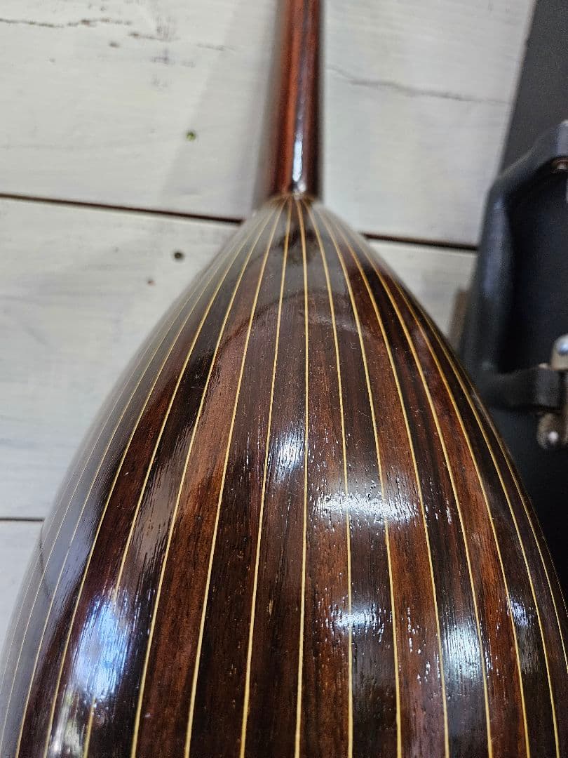 ラファエレ カラーチェ マンドリン 白蝶貝装飾 象嵌 べっ甲 1974年製