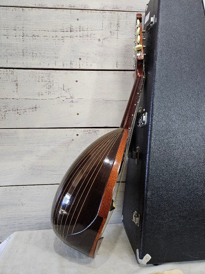 ラファエレ カラーチェ マンドリン 白蝶貝装飾 象嵌 べっ甲 1974年製