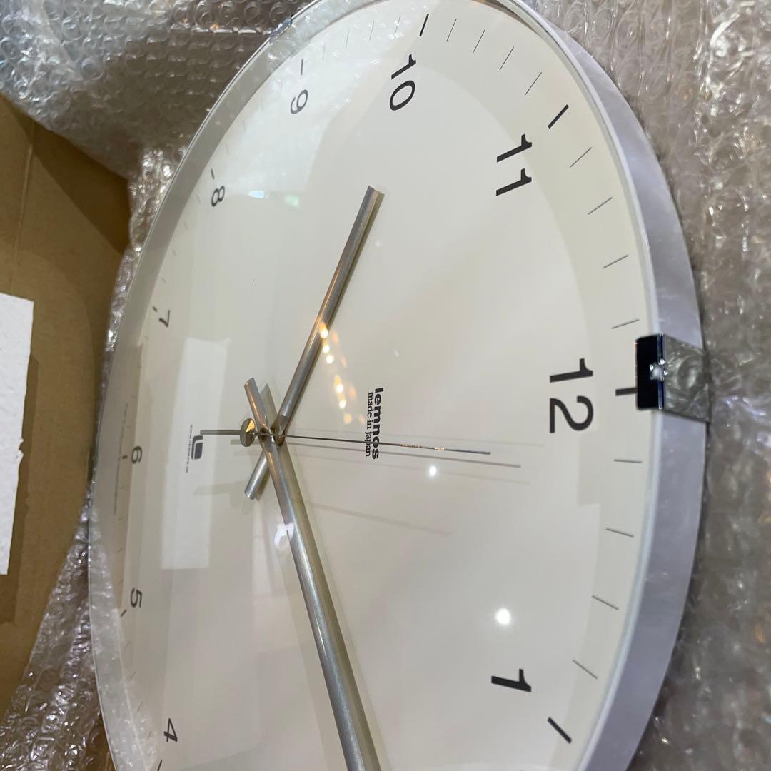 Lemnos North clock 白　掛時計
