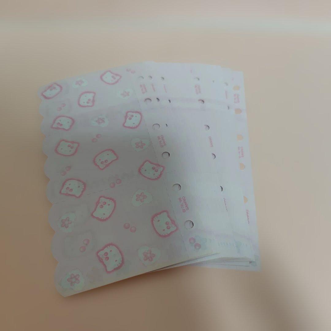 ハローキティ　６穴手帳　さくらんぼ　サンリオ　 レフィル　１９９８年