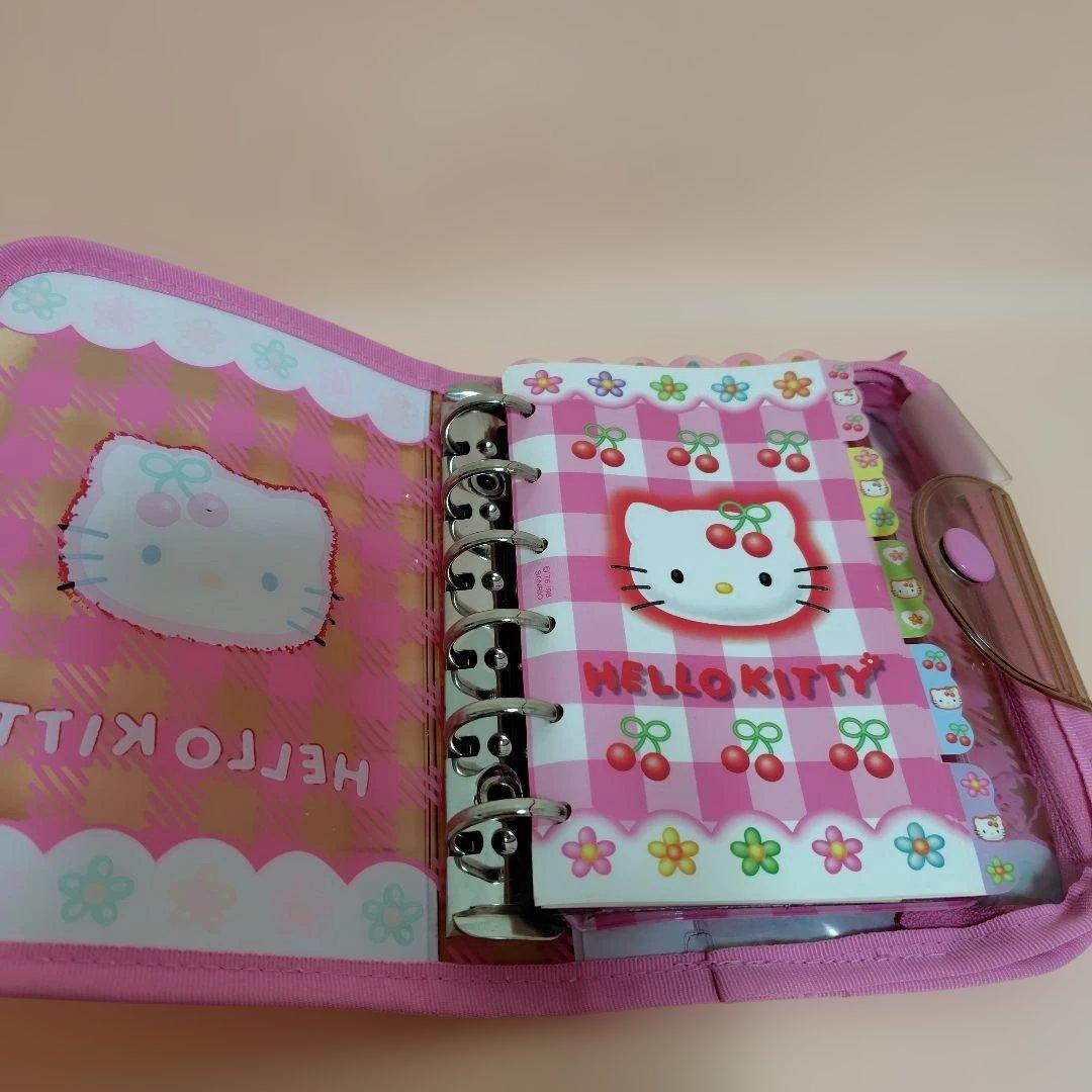 ハローキティ　６穴手帳　さくらんぼ　サンリオ　 レフィル　１９９８年