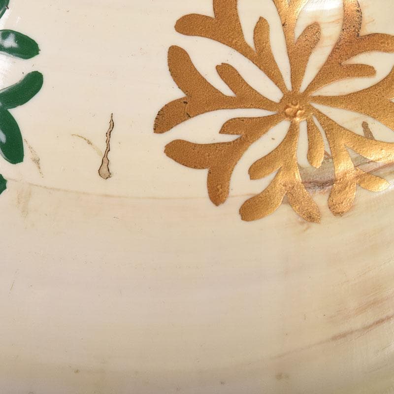 茶道具　中村湖舟作　淡々斎好　海松蒔絵　蛤香合　共布共箱　V　7927