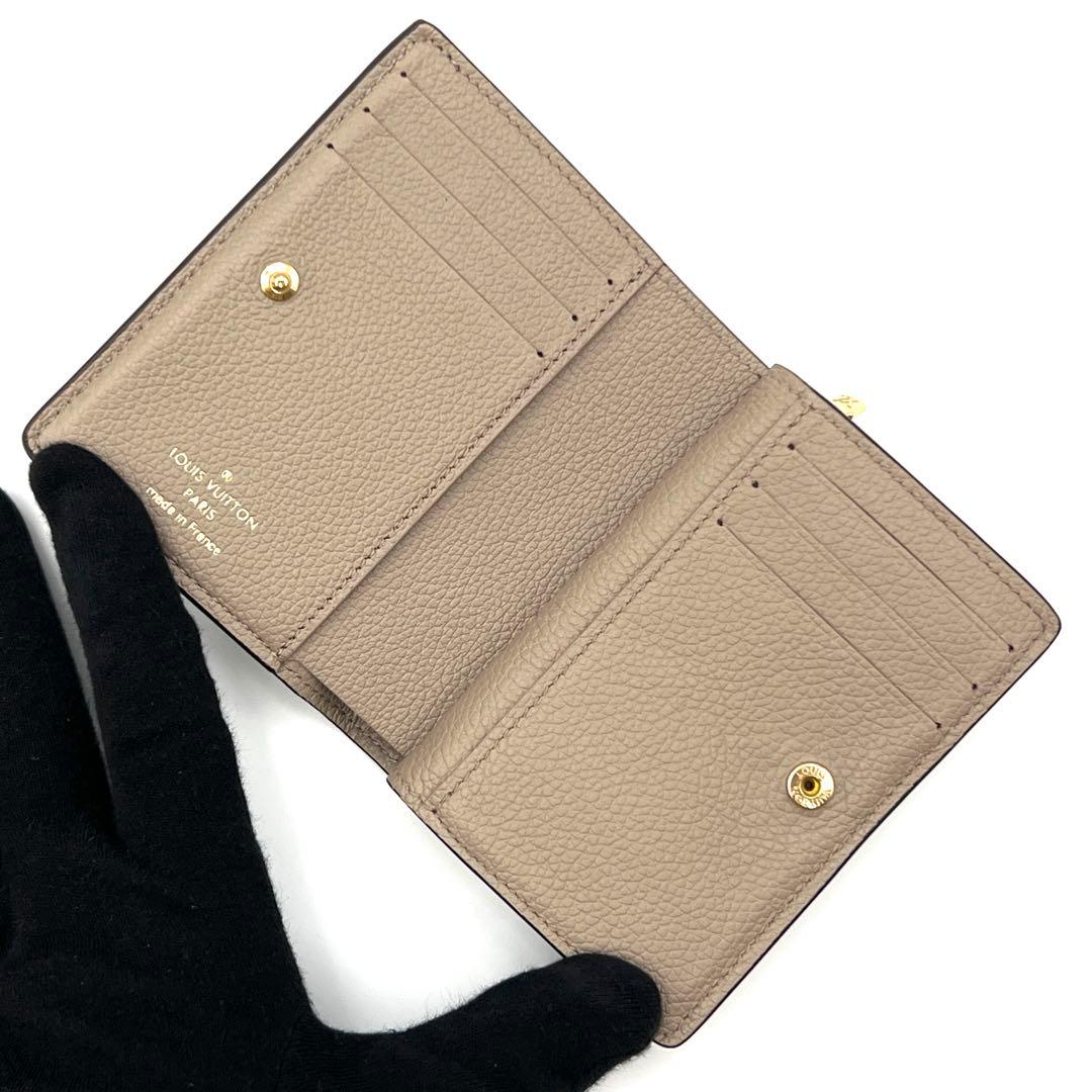 【未使用級】ルイヴィトン アンプラント バイカラー クレア 二つ折り財布