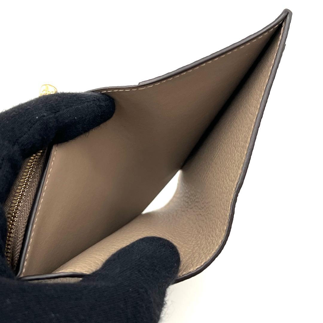 【未使用級】ルイヴィトン アンプラント バイカラー クレア 二つ折り財布