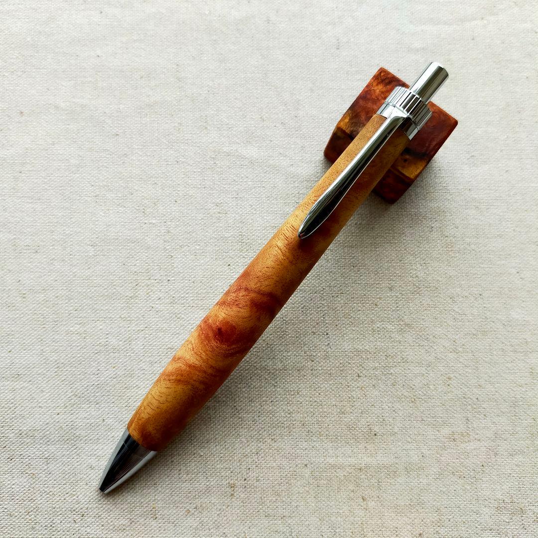 【マーブルウッド】　工房楔監修　加藤金属　KATO201、202用　木軸　軸のみ