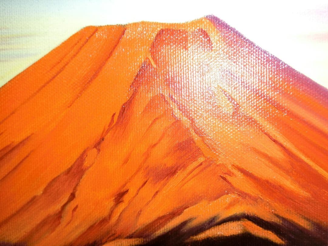 【ART】森田哲平真筆(赤富士)4号