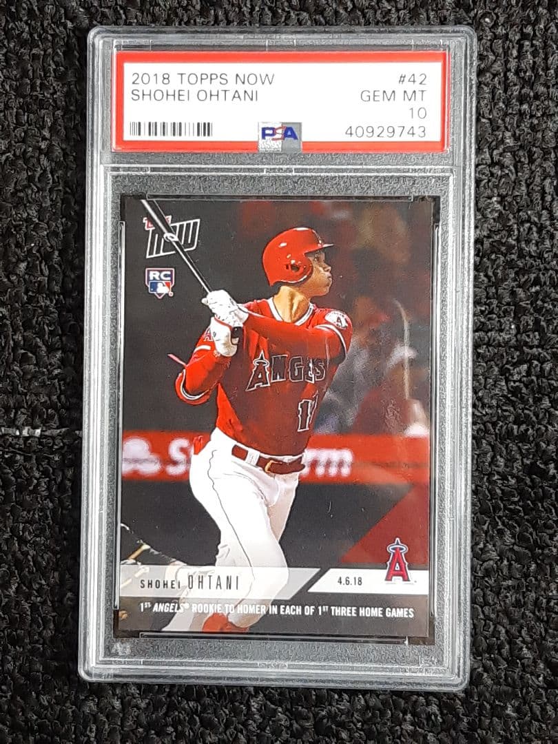 大谷翔平　psa10　2018　TOPPS NOW # 42　英語版