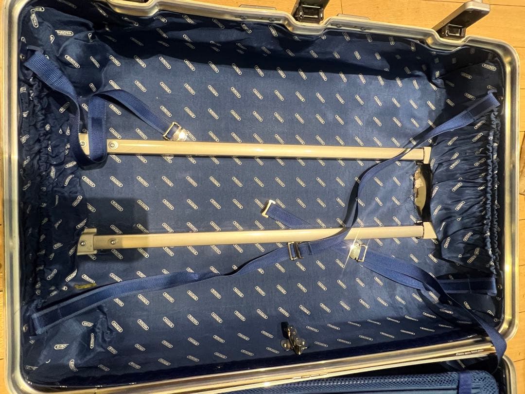 リモワ RIMOWAトパーズ　青ロゴ　スーツケース　キャリーバッグ　ビンテージ