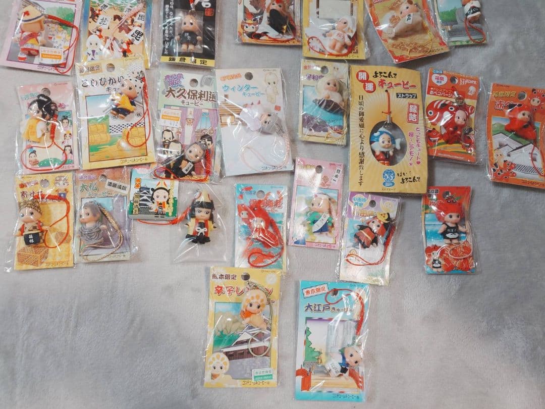 ご当地キューピー他ストラップセット 42個