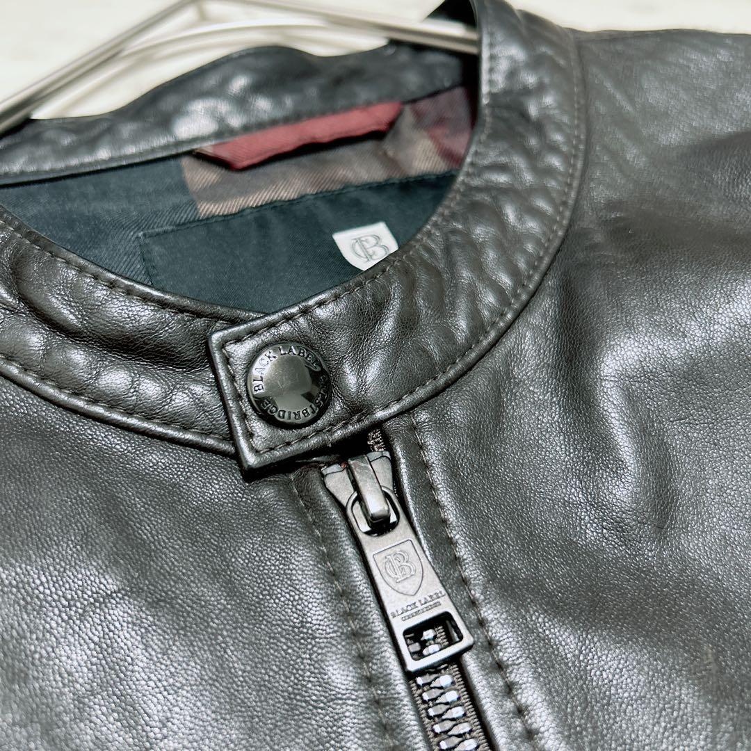 BLACKLABELCRESTBRIDGE シングルライダース　　ノバチェックM